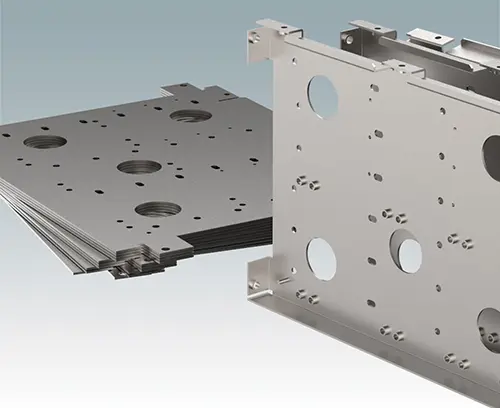 CNC punching and folding