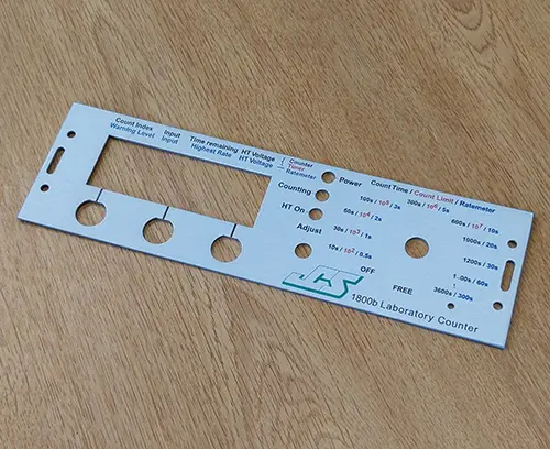 Customized UNIMET front panel