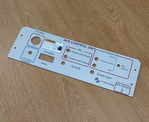 Digital printing on front panels