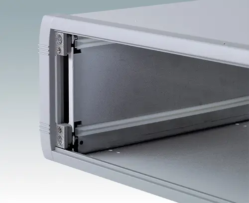 Snap-in plastic PCB guides