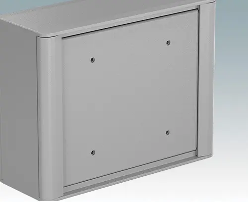 Standard VESA MIS-D 100 fixings in the rear panel