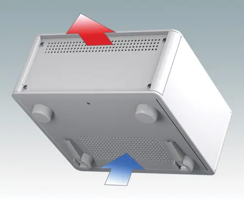 Standard ventilation slots
